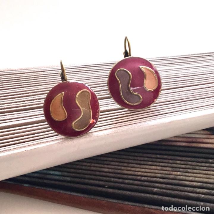 Joyeria: PENDIENTES ESMALTADOS VINTAGE - Foto 3