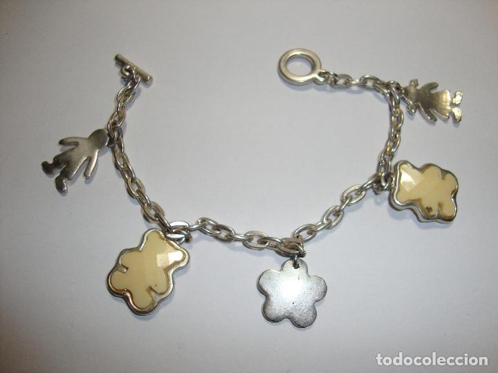 Joyeria: ANTIGUA PULSERA PLATEADA MUY BUEN ESTADO