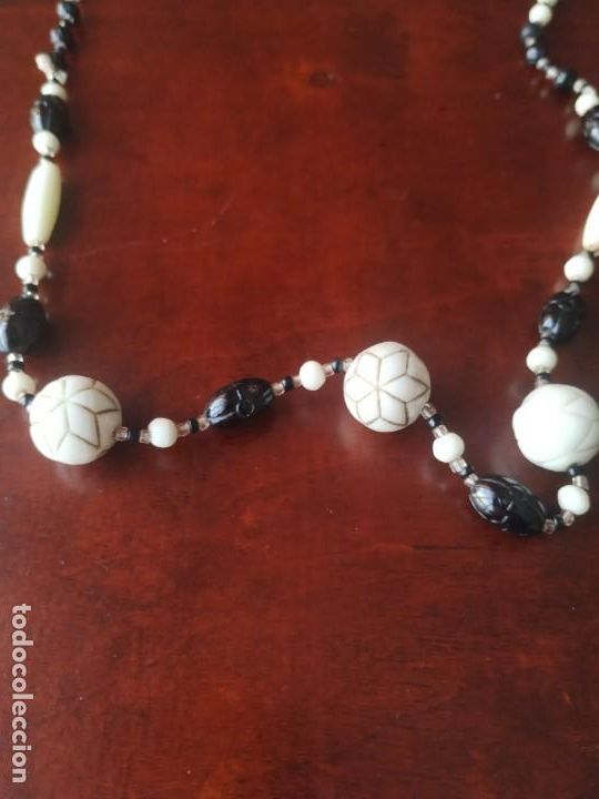 Joyeria: Collar cuentas blancas y negras. Bisuter&iacute;a - Foto 4