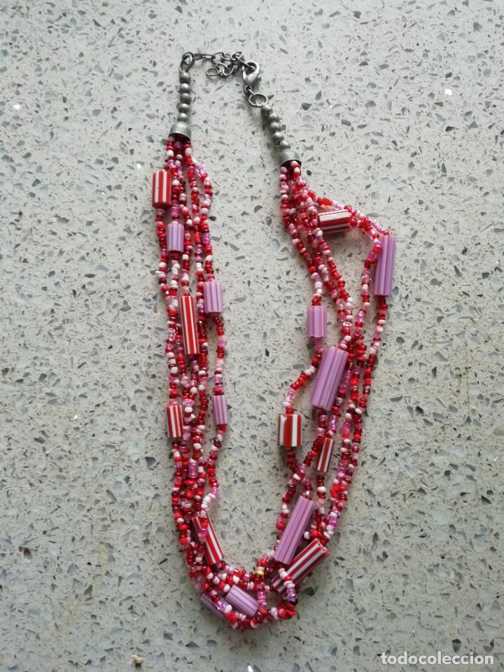 Joyeria: Collar vintage cuentas y metal - Foto 1