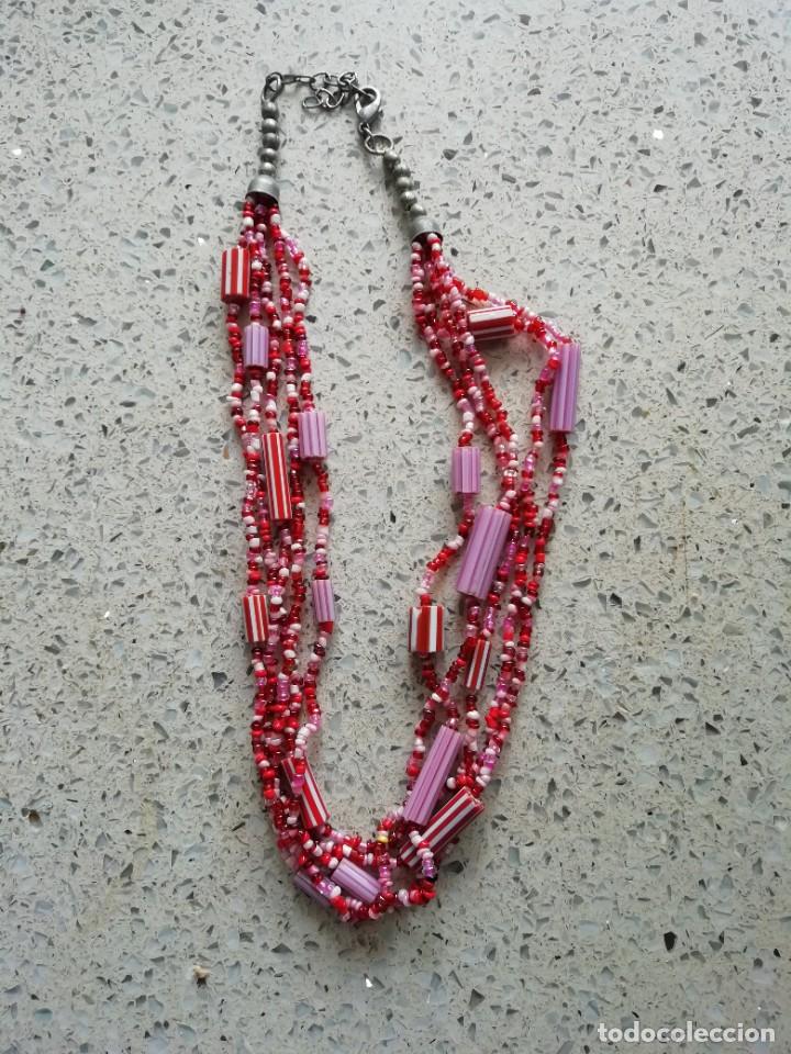 Joyeria: Collar vintage cuentas y metal - Foto 2