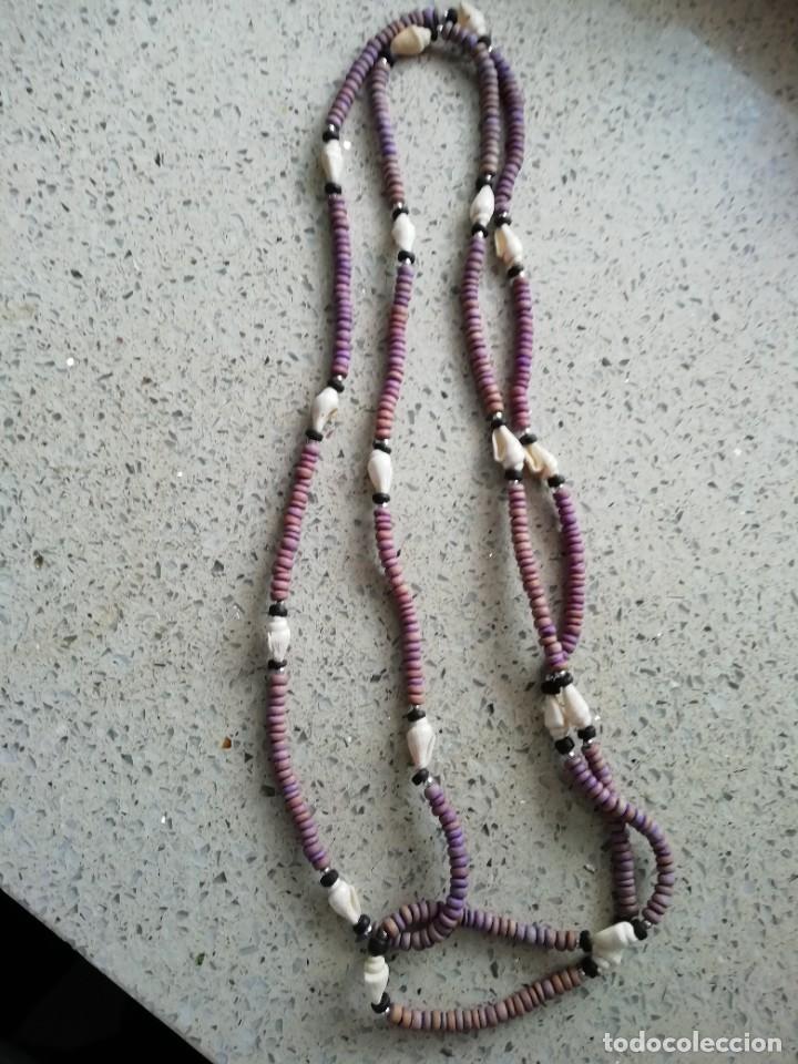 Joyeria: Collar vintage cuentas y conchas marinas - Foto 1