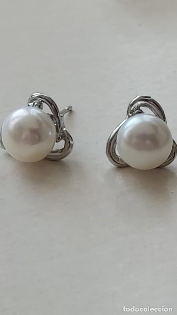 Joyeria: juego de pendientes y anillo de agua dulce - Foto 12