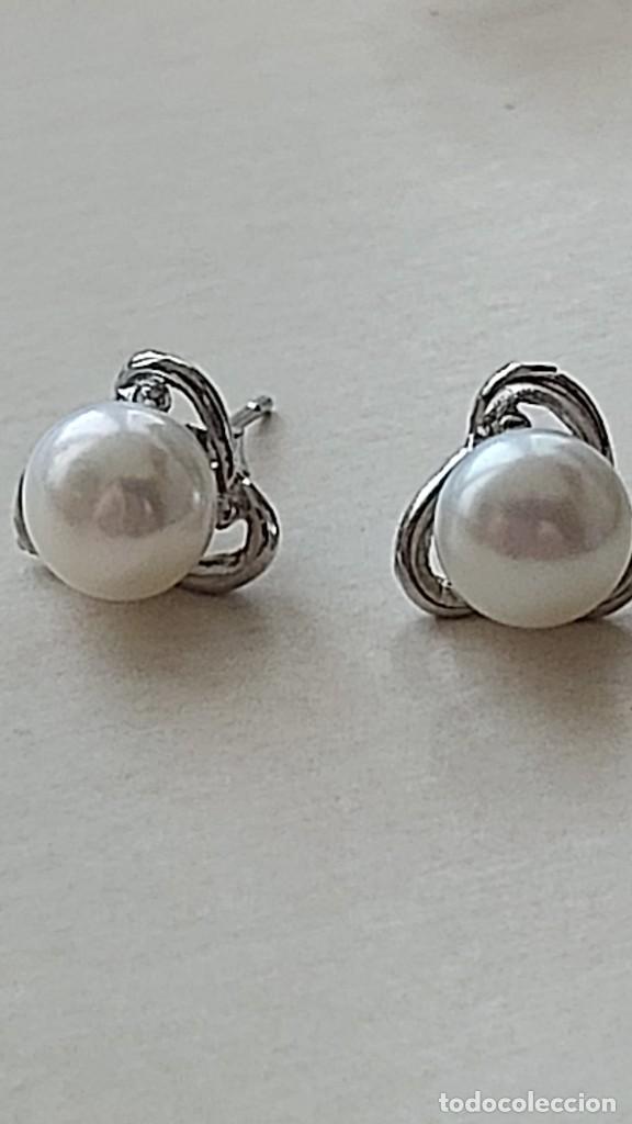 Joyeria: juego de pendientes y anillo de agua dulce - Foto 13