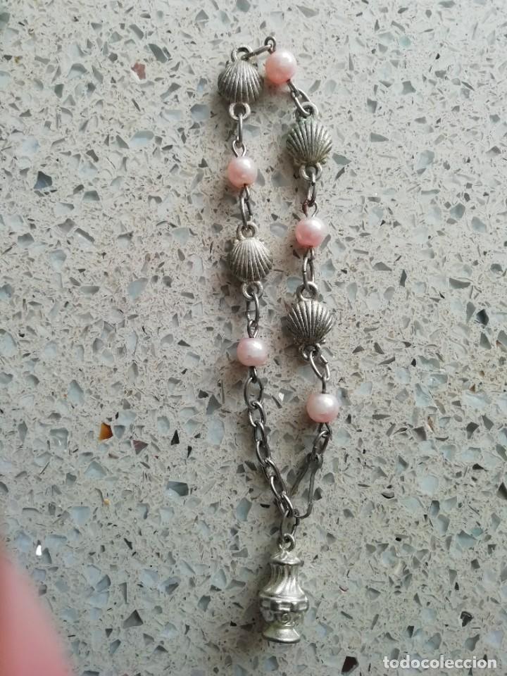 Joyeria: Pulsera vintage perlas botafumeiro y conchas - Foto 1
