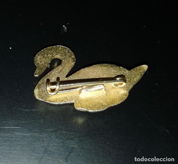 Joyeria: Broche cisne metal y cristal - Foto 2