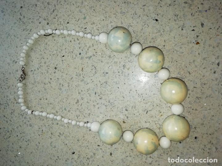Joyeria: Collar vintage resina blanco - Foto 2