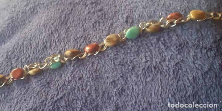 Joyeria: Gargantilla plateada con piedras duras. - Foto 2
