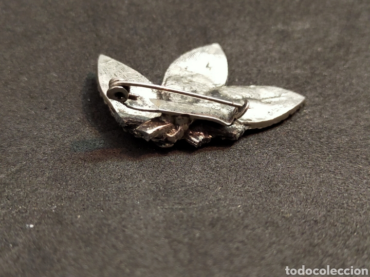 Joyeria: BROCHE DE METAL CON FORMA DE HOJAS. - Foto 5