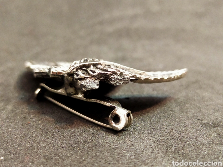 Joyeria: BROCHE DE METAL CON FORMA DE HOJAS. - Foto 6