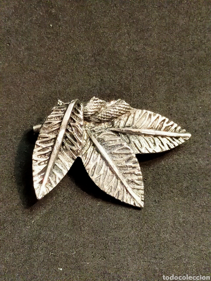 Joyeria: BROCHE DE METAL CON FORMA DE HOJAS. - Foto 10