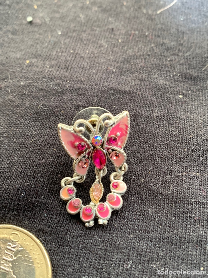 Joyeria: Pendientes mariposa rosa - Foto 3