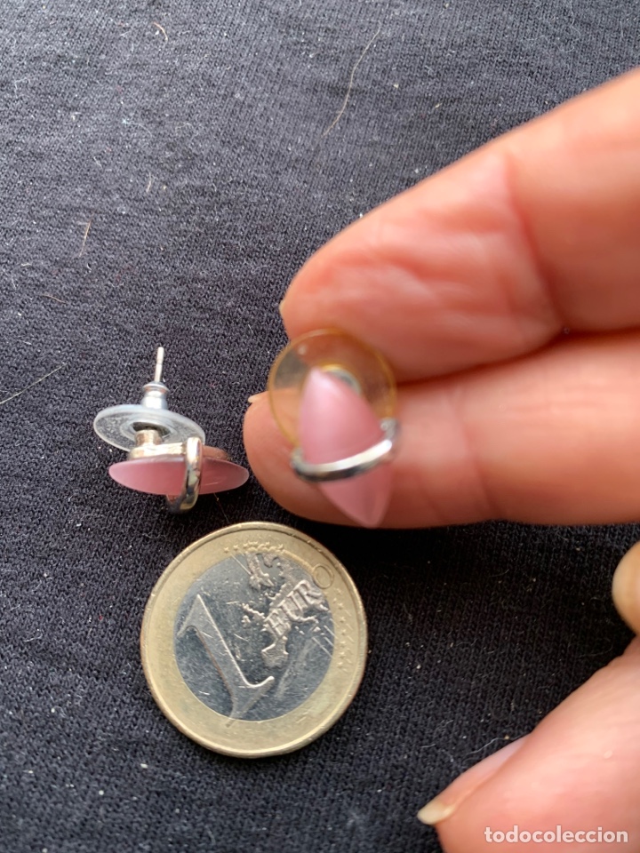 Joyeria: Pendientes rosado nacarado - Foto 2
