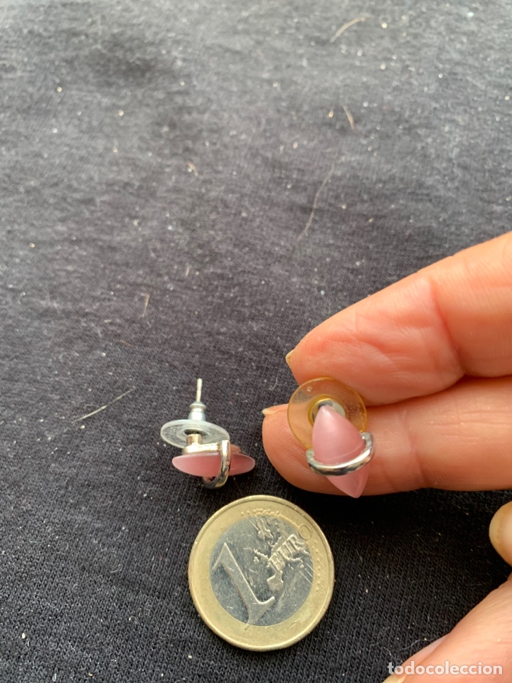 Joyeria: Pendientes rosado nacarado - Foto 1