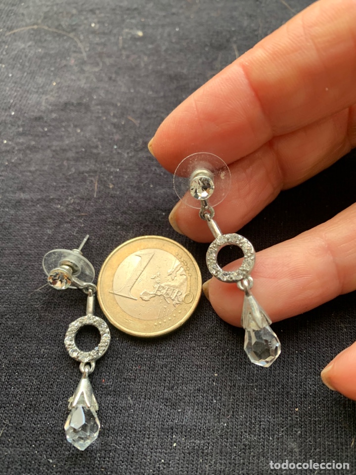 Joyeria: Pendientes cristal transparente - Foto 1