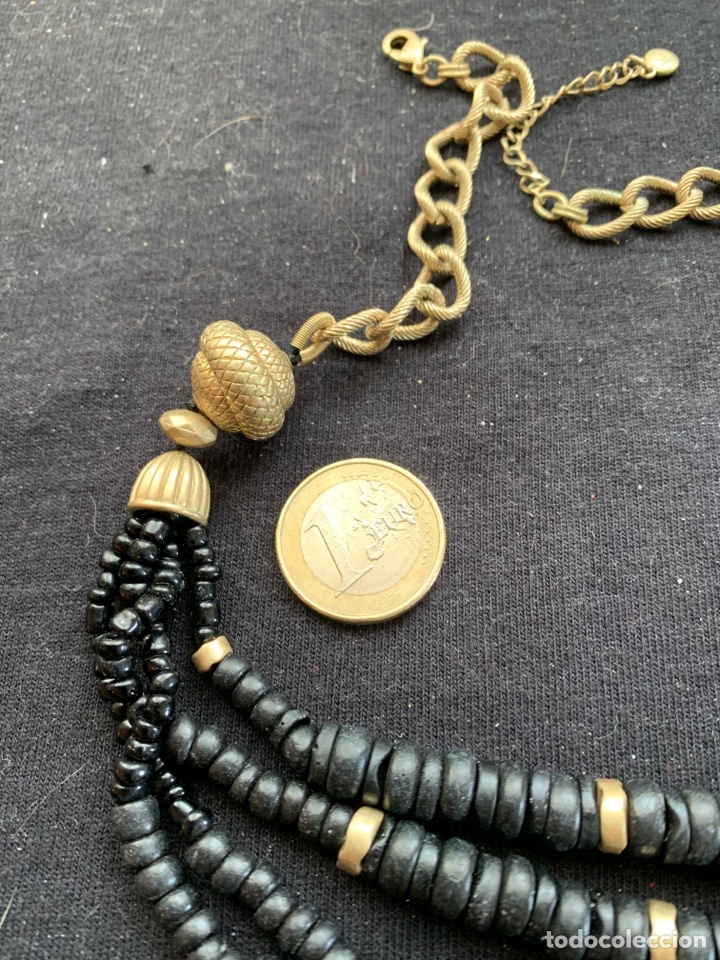 Joyeria: Collar negro y dorado - Foto 2