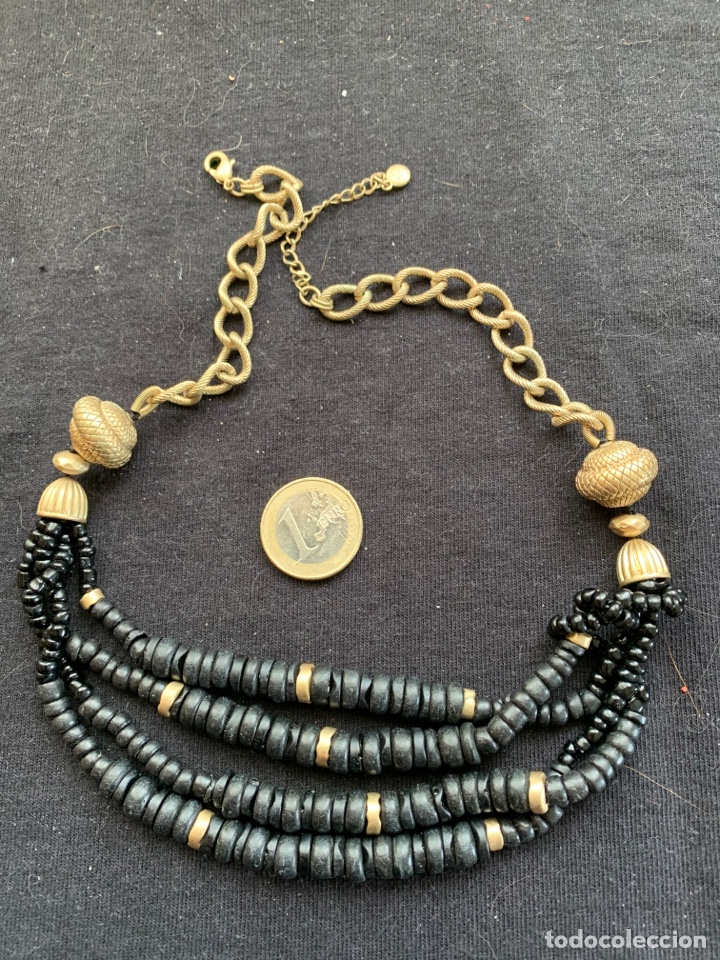 Joyeria: Collar negro y dorado - Foto 1