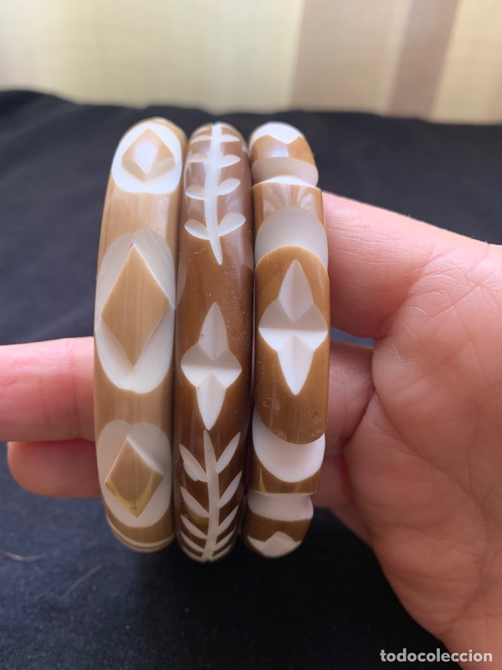 Joyeria: Pulseras 3 beige y blanco - Foto 1