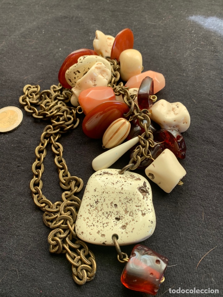 Joyeria: Collar con piedras beige y marr&oacute;n - Foto 4