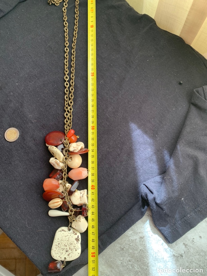 Joyeria: Collar con piedras beige y marr&oacute;n - Foto 1