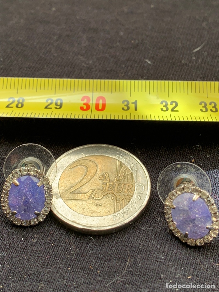 Joyeria: Pendientes piedra malva - Foto 1