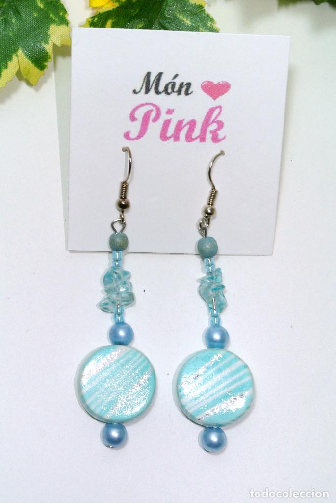 Joyeria: Pendientes largos color azul, NUEVOS - Foto 2