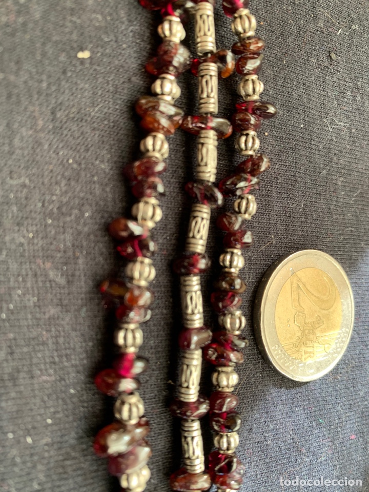 Joyeria: Pulsera plateada y granates - Foto 2