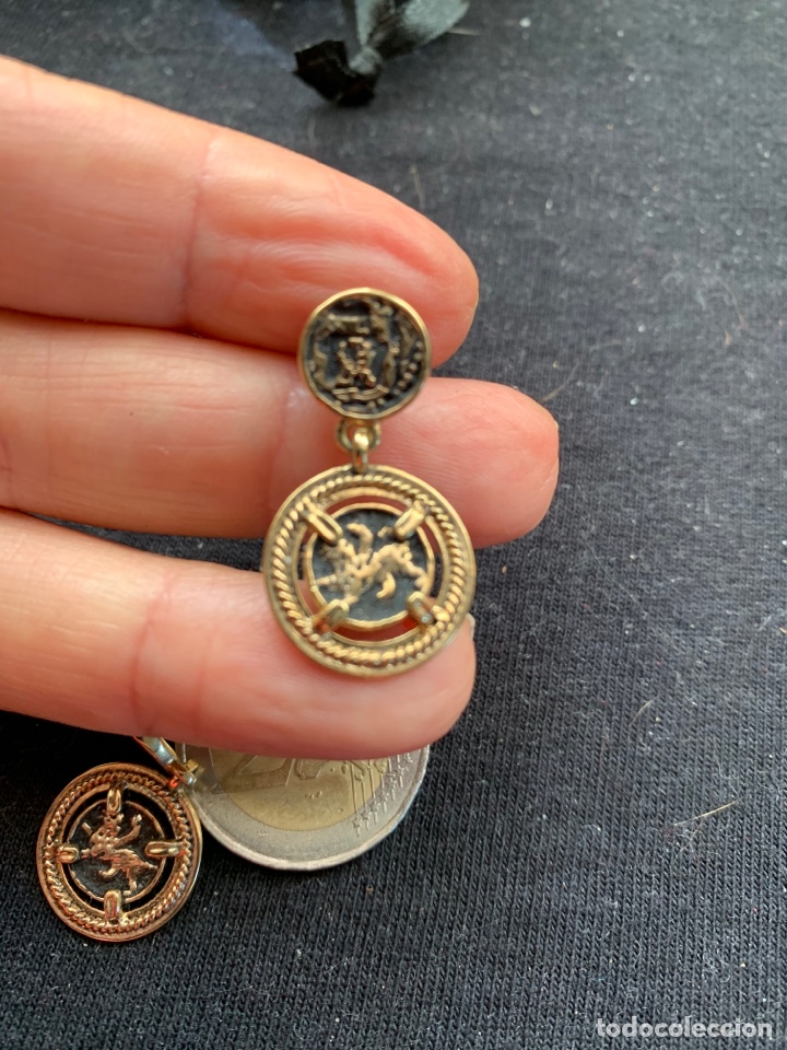 Joyeria: Pendientes dorados y negro marca Monet - Foto 2