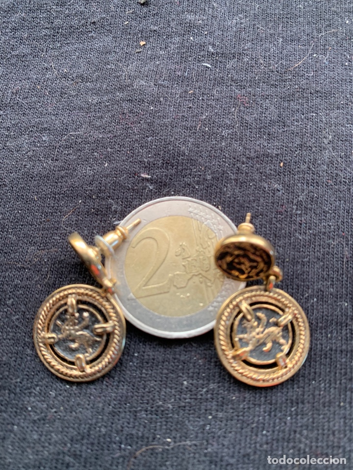 Joyeria: Pendientes dorados y negro marca Monet - Foto 1