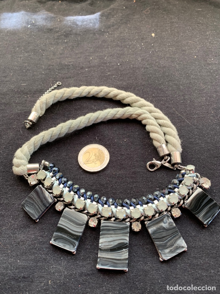 Joyeria: Gargantilla blanca y negra - Foto 1