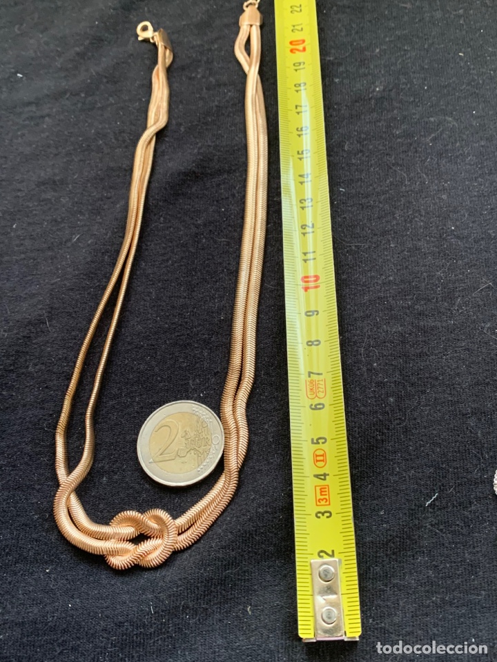 Joyeria: Cadena dorada con nudo marinero - Foto 1