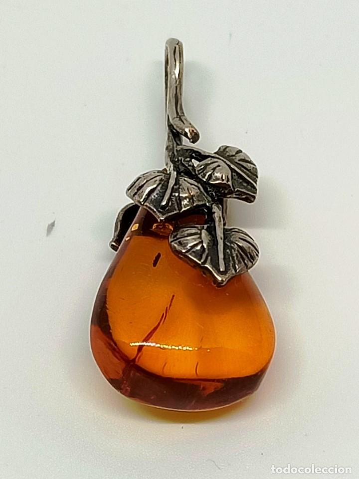 Joyeria: Colgante de ambar. - Foto 1