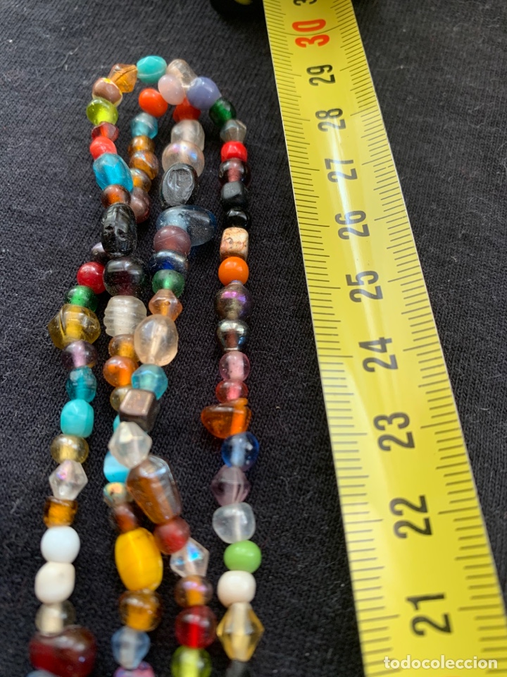 Joyeria: Collar largo con cuentas multicolor - Foto 3