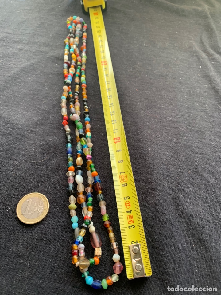 Joyeria: Collar largo con cuentas multicolor - Foto 1
