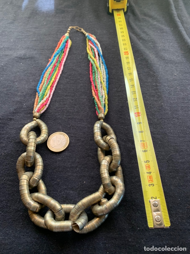 Joyeria: Gargantilla dorada y multicolor - Foto 1