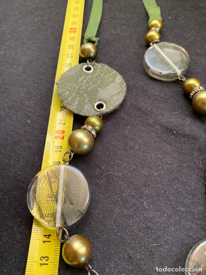 Joyeria: Collar verde caqui - Foto 2