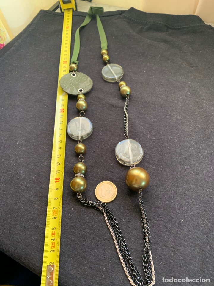 Joyeria: Collar verde caqui - Foto 1