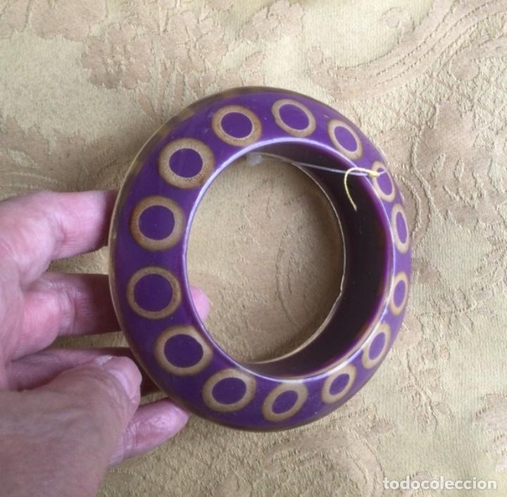 Joyeria: PULSERA METACRILATO VINTAGE MORADA - Foto 2