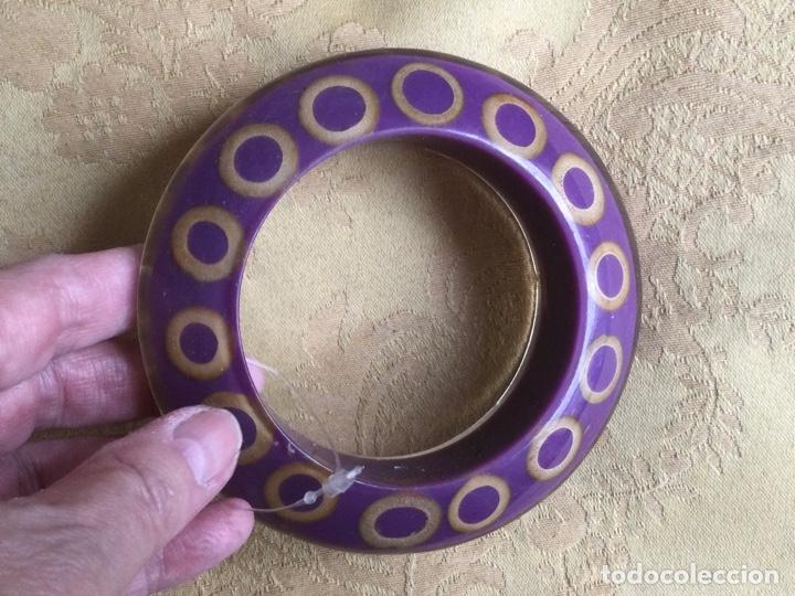 Joyeria: PULSERA METACRILATO VINTAGE MORADA - Foto 4