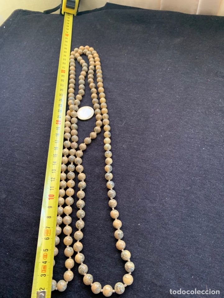 Joyeria: Collar de bolas marr&oacute;n claro y negro - Foto 1