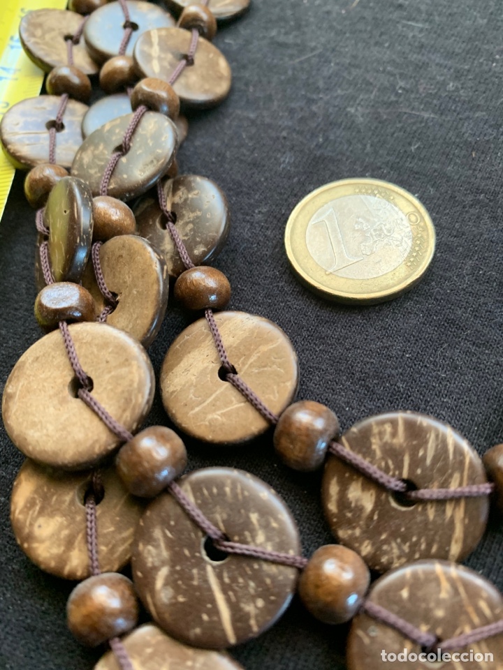Joyeria: Gargantilla 3 filas de madera - Foto 2