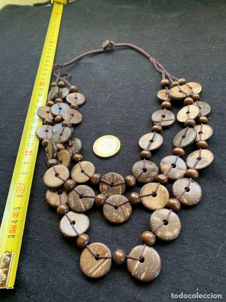 Joyeria: Gargantilla 3 filas de madera - Foto 1