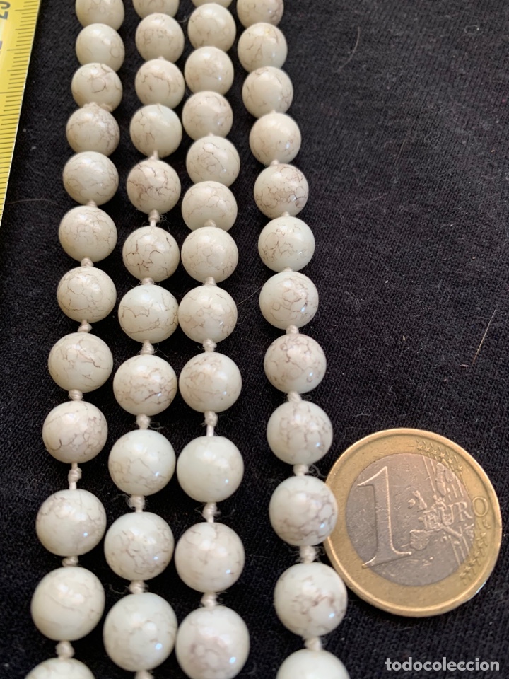 Joyeria: Collar de bolas blanco roto - Foto 2
