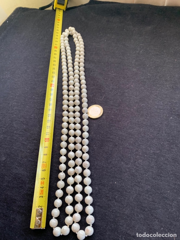 Joyeria: Collar de bolas blanco roto - Foto 1