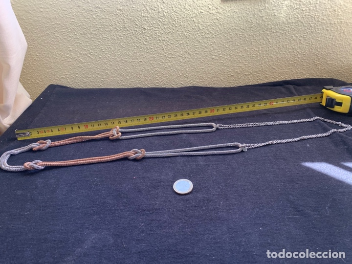 Joyeria: Collar plateado y dorado con 4 nudos marineros - Foto 1