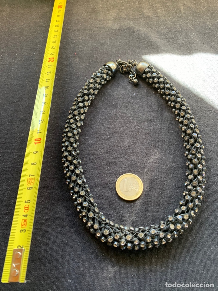Joyeria: Gargantilla negra redonda cuajada de strass - Foto 1