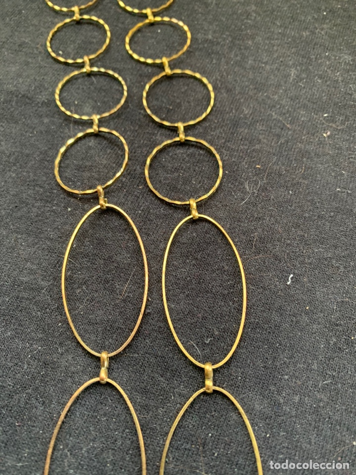Joyeria: Dos collares largos dorado mate - Foto 3