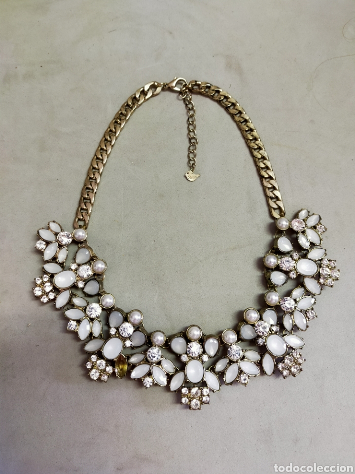 Joalharia: COLLAR GARGANTILLA DE BISUTERIA EN METAL Y CRISTALES