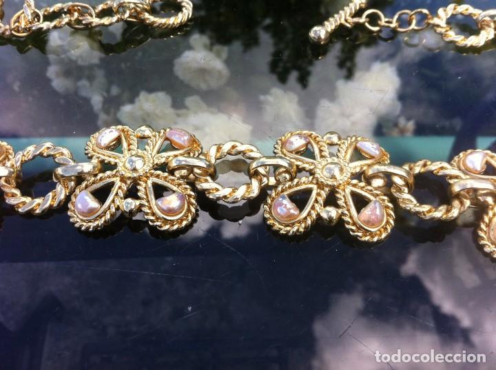Joyeria: CINTUR&Oacute;N MET&Aacute;LICO. MEDIDAS LARGO: 87cm. - Foto 3