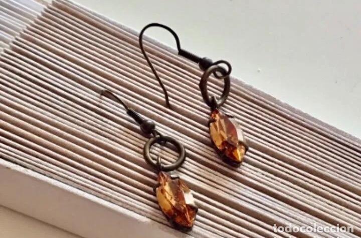 Joyeria: PENDIENTES CON CRISTAL OVAL FUM&Eacute; - Foto 2